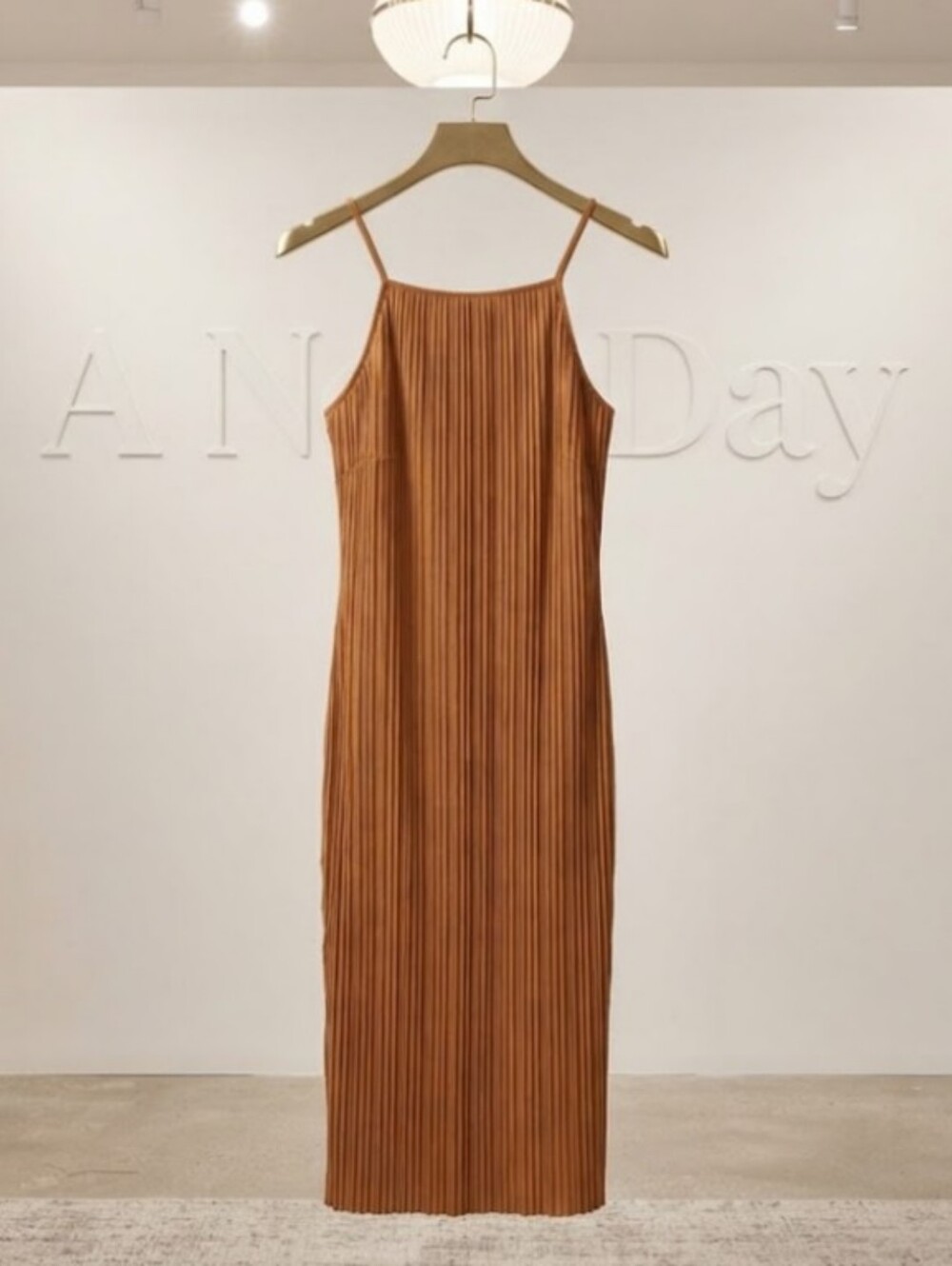 𝐀 𝐍𝐄𝐖 𝐃𝐀𝐘 𝐂𝐀𝐑𝐀𝐌𝐄𝐋 Slip Dress